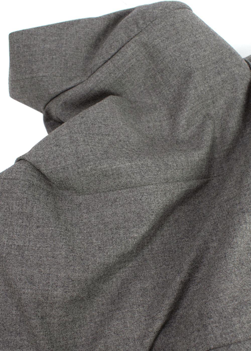 Chloe Grey Single Breasted Wool Blazer