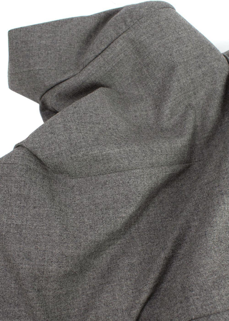 Chloe Grey Single Breasted Wool Blazer