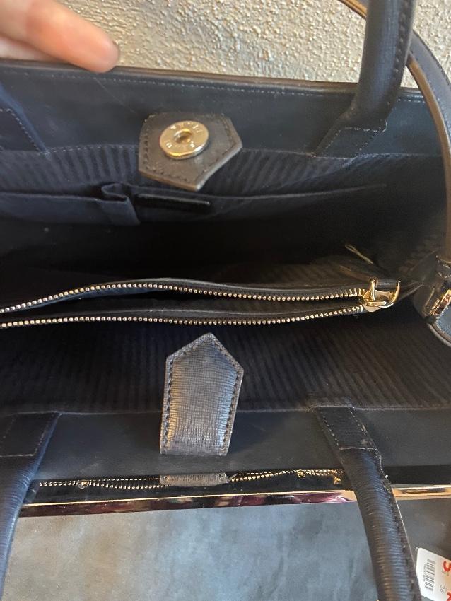 Fendi Blue leather 2Jours Tote Bag