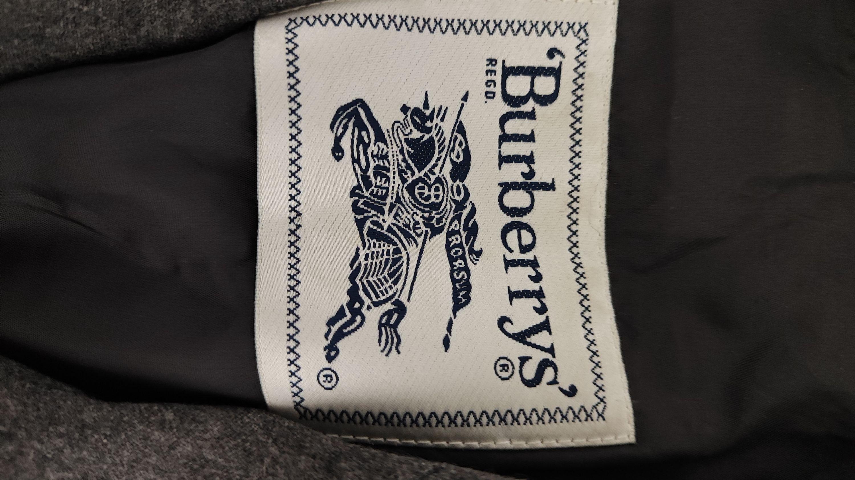 Burberry Grey Vintage Wool Blazer