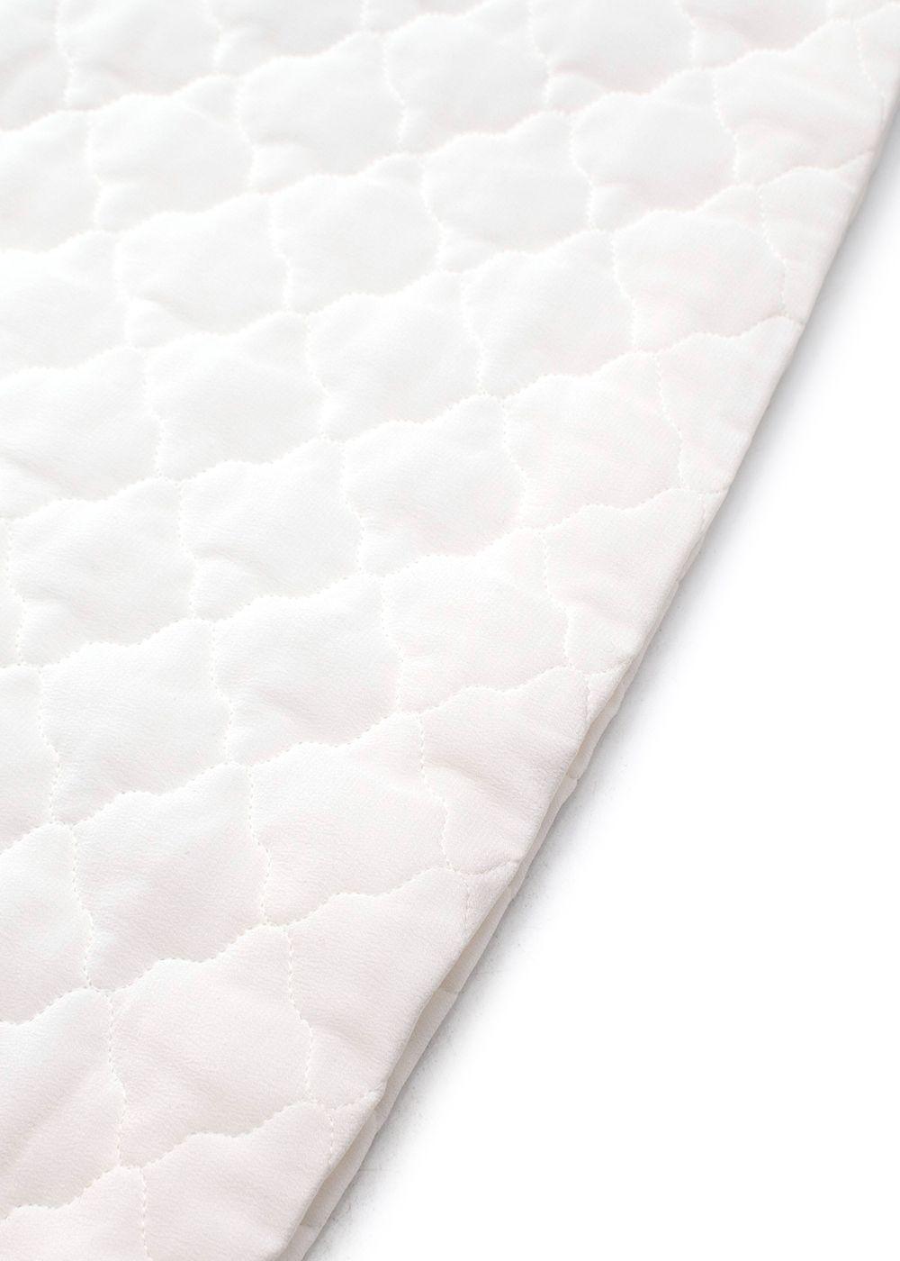Fendi Cream A-Line Silk Mini Skirt