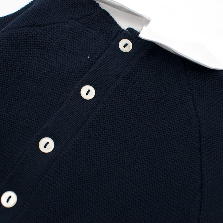Emile Et Rose Navy Knit Cardigan