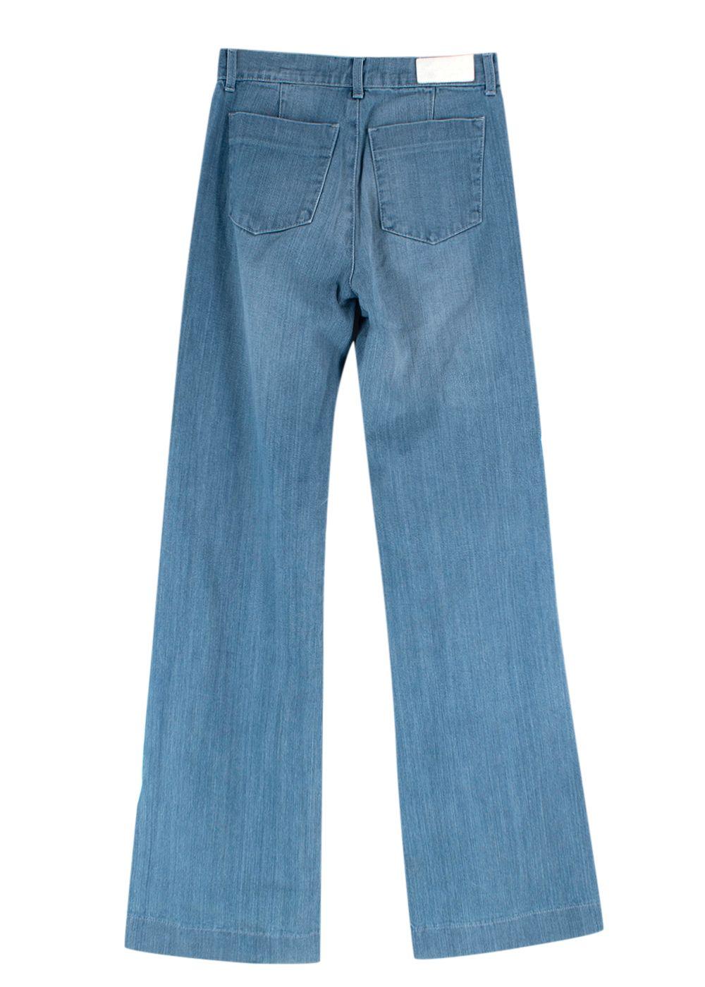 Victoria Beckham High Waisted Wide Leg Jeans