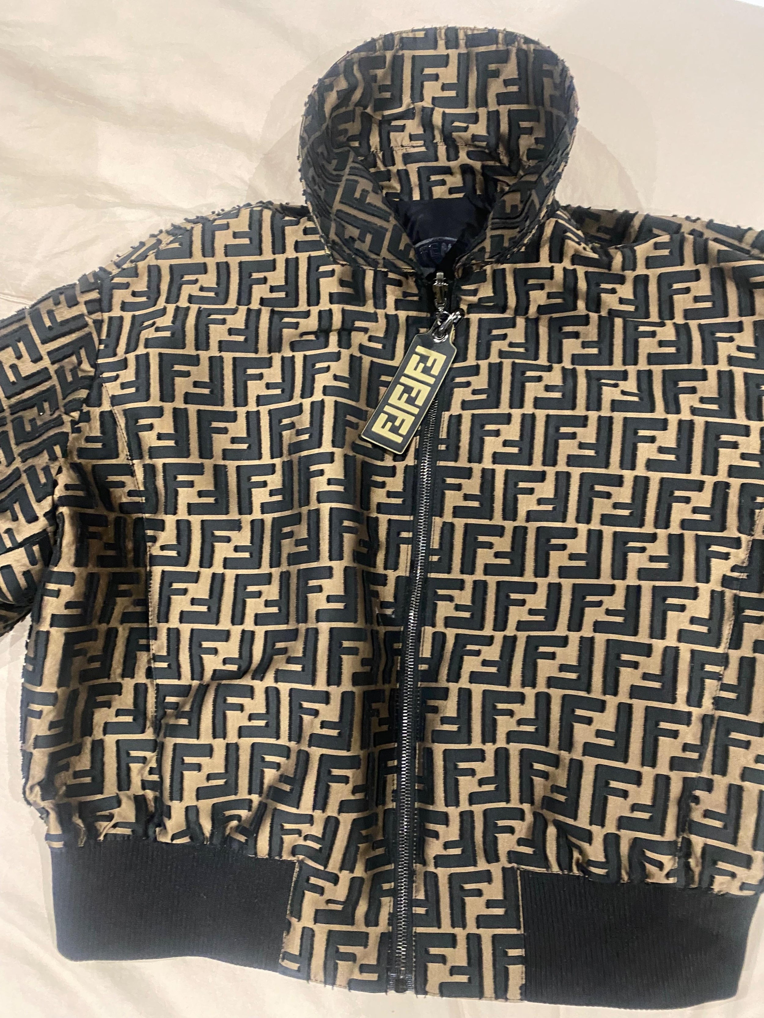 Zucca Monogram Bomber Jacket
