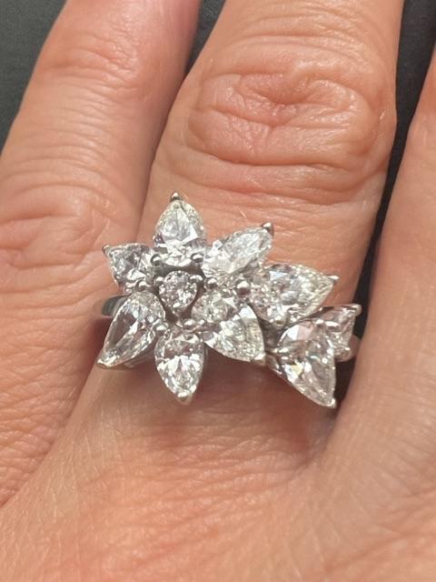De Beers 2.58ct Cocktail Fizz Ring - Size 52