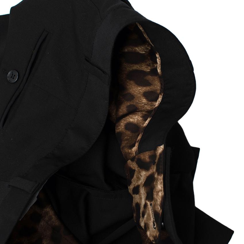 Dolce & Gabbana Classic Fit Black Trousers