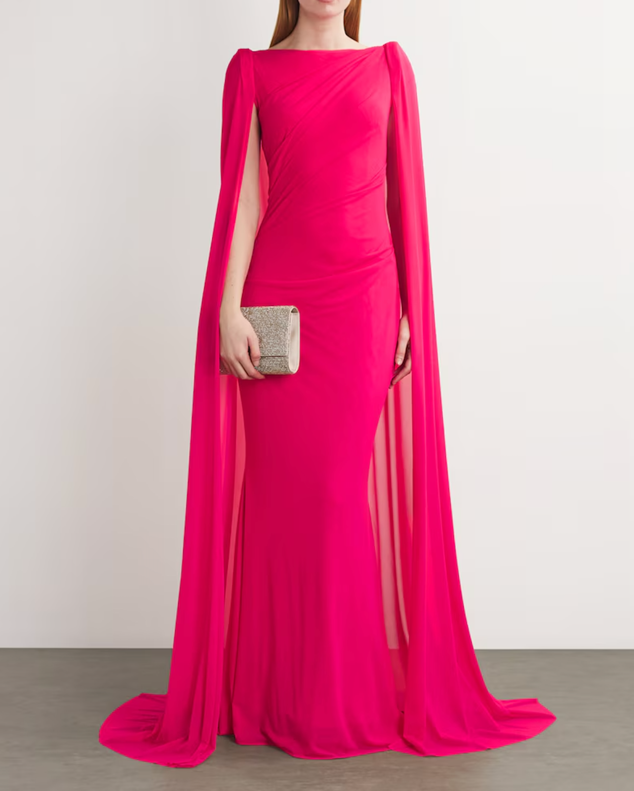 Talbot Runhof Cape Gown