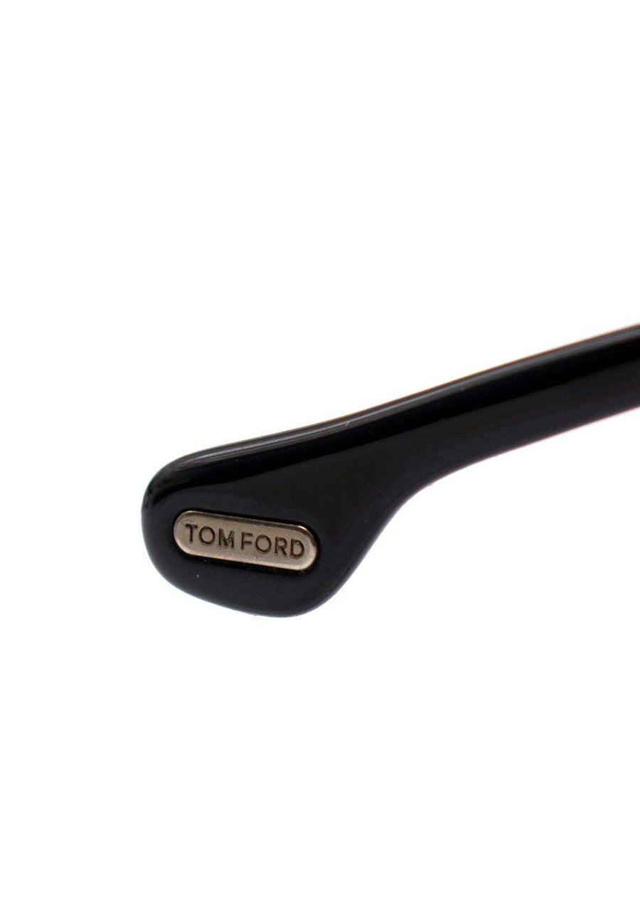 Tom Ford Black Kaya Square-Frame Sunglasses