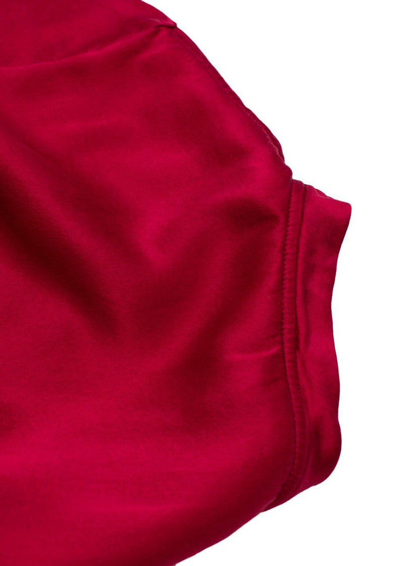 Yves Saint Laurent Ruby Red Silk T-Shirt