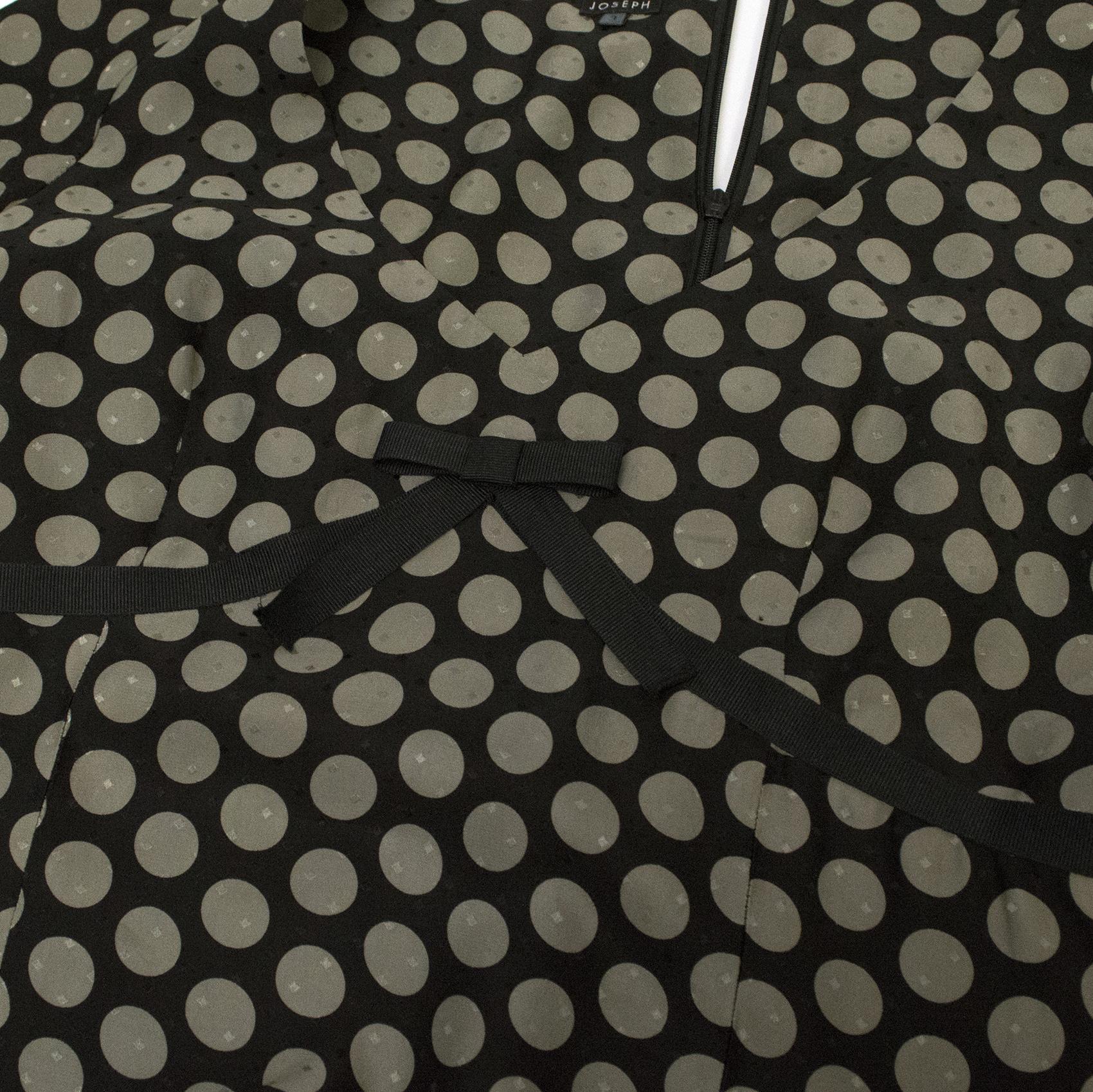 Joseph Black Polka Dot Dress
