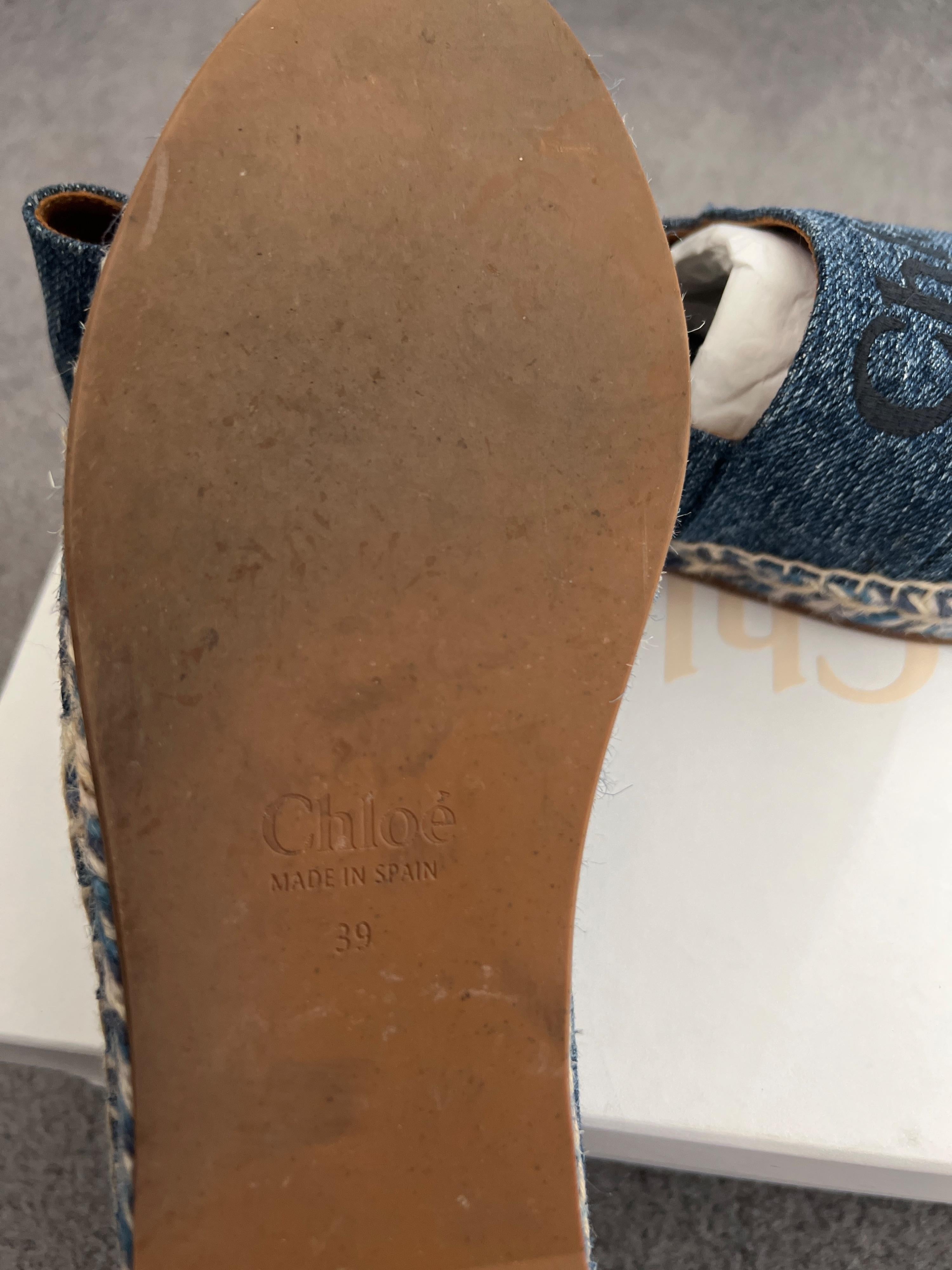 Chloe Denim Espadrilles