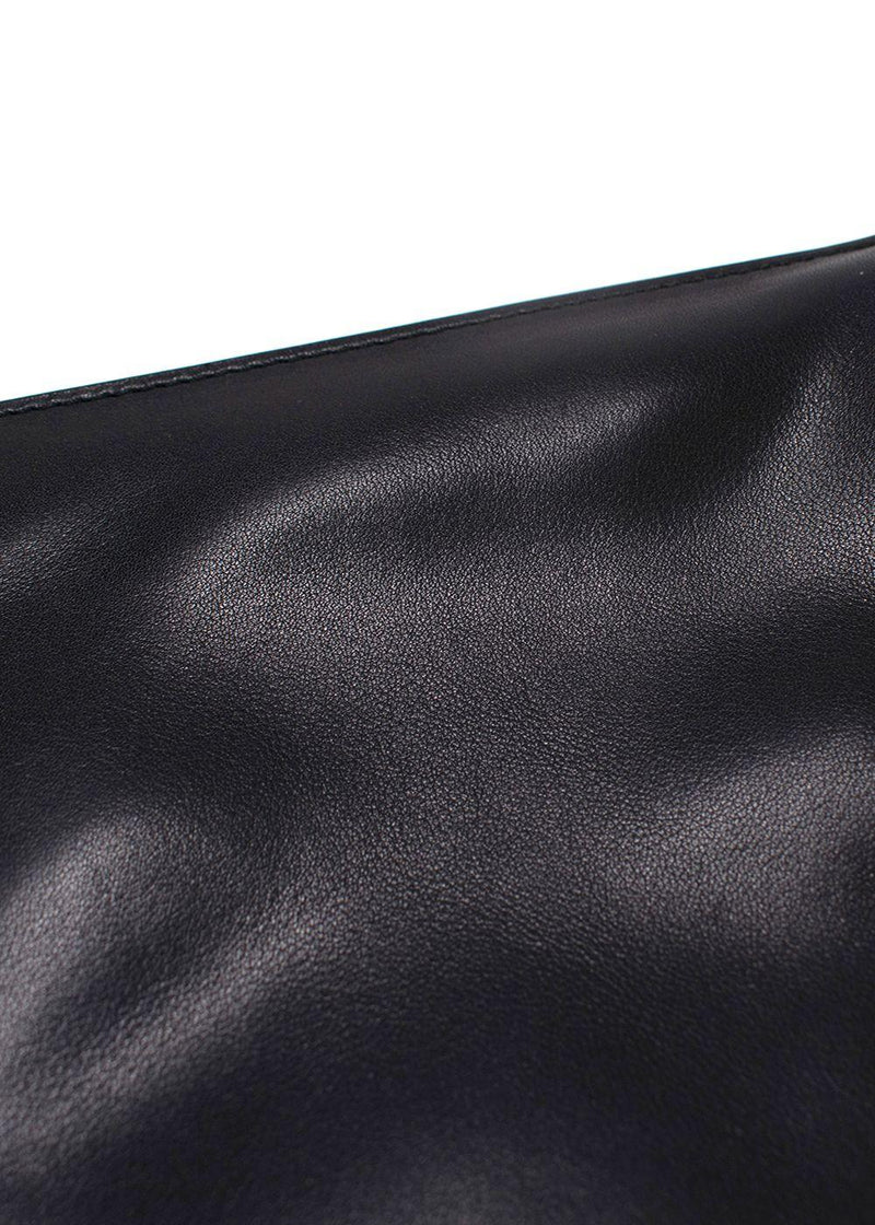 Gucci Vintage Black Leather Pouch