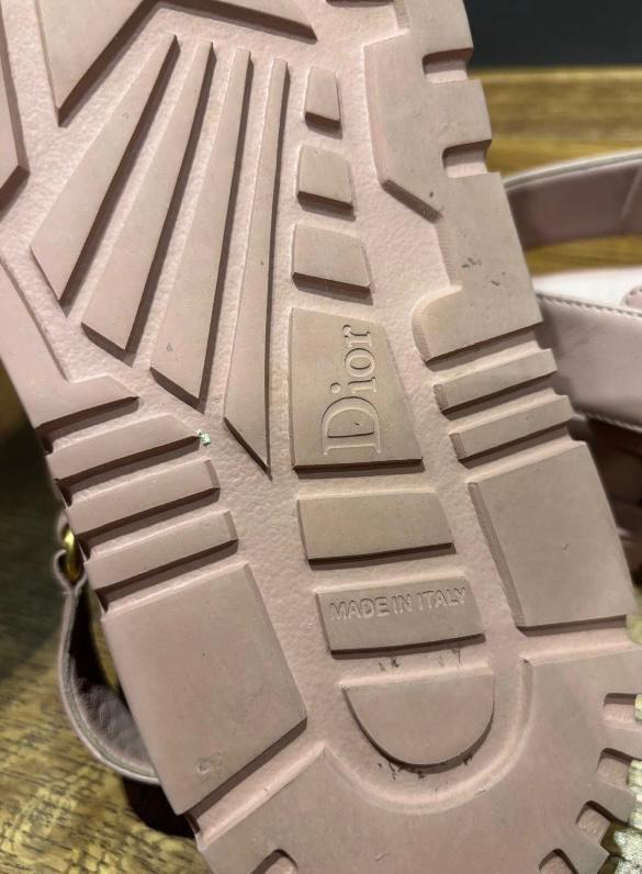 Dior Nude Pink Dior Act Sandals