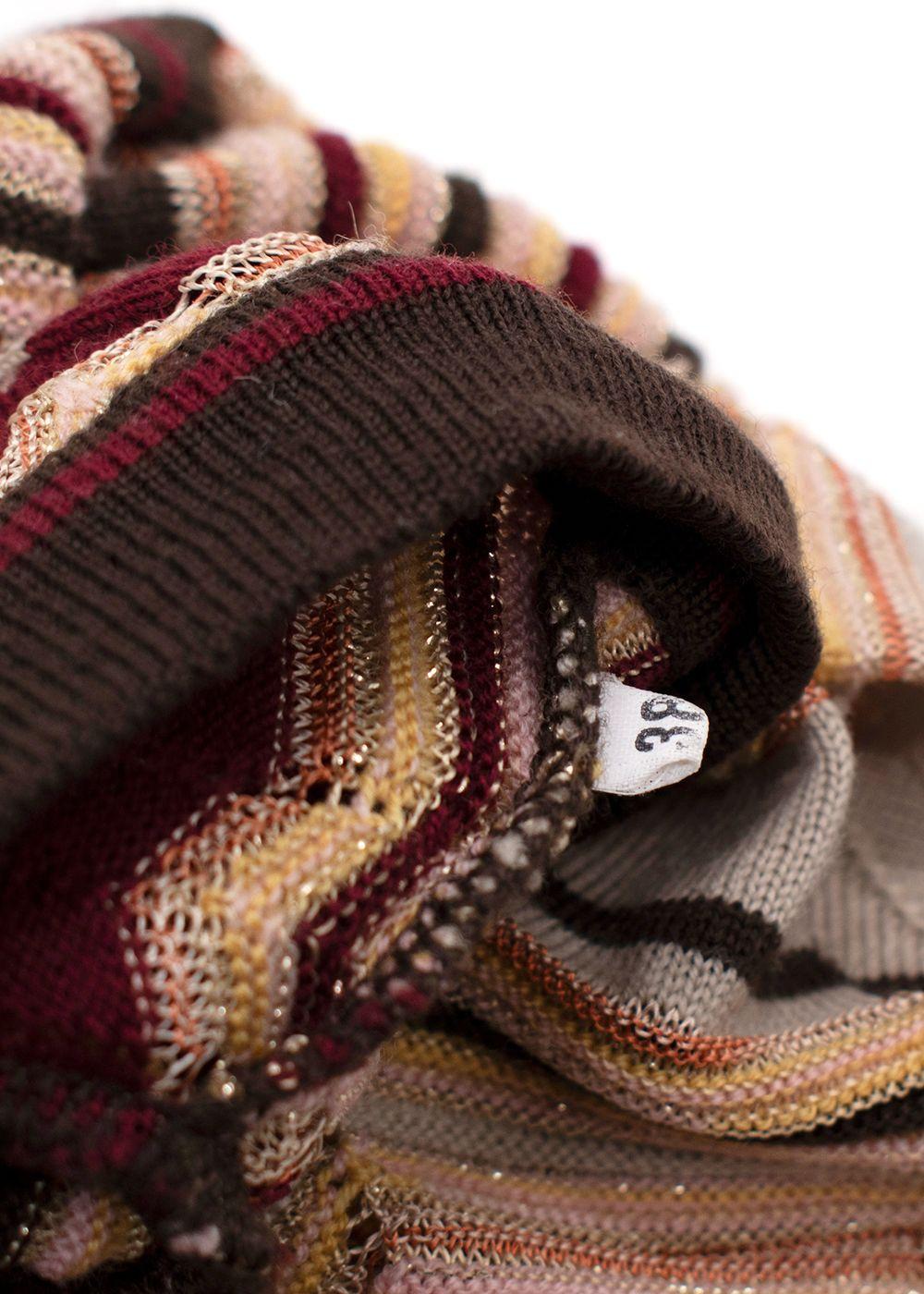 Missoni Stripe Multicolour Belted Dress