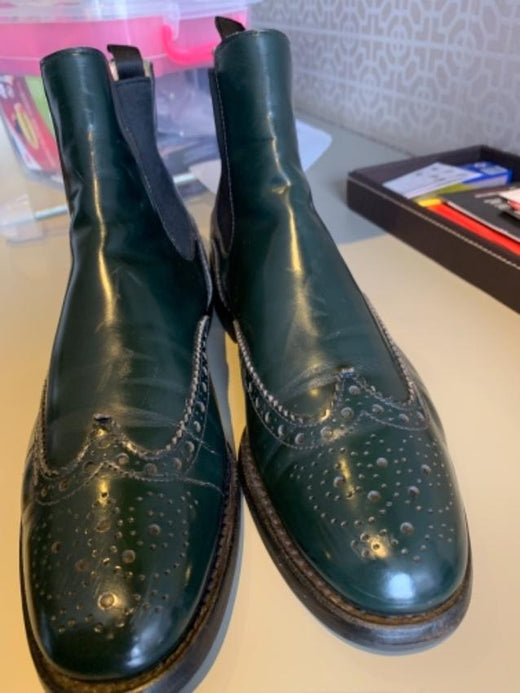 Church's Bottle Green Ketsby Brogue Ankle Boots