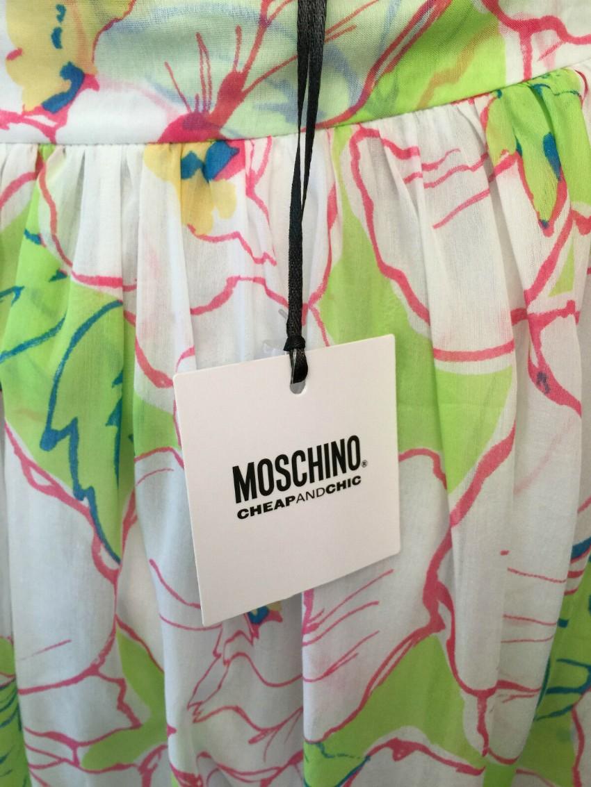 Moschino Cheap & Chic Floral Print Skirt