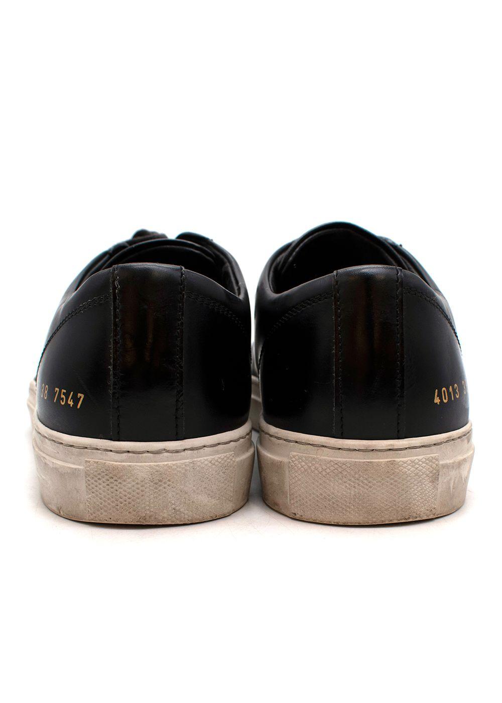 Black Leather Original Achilles Sneakers