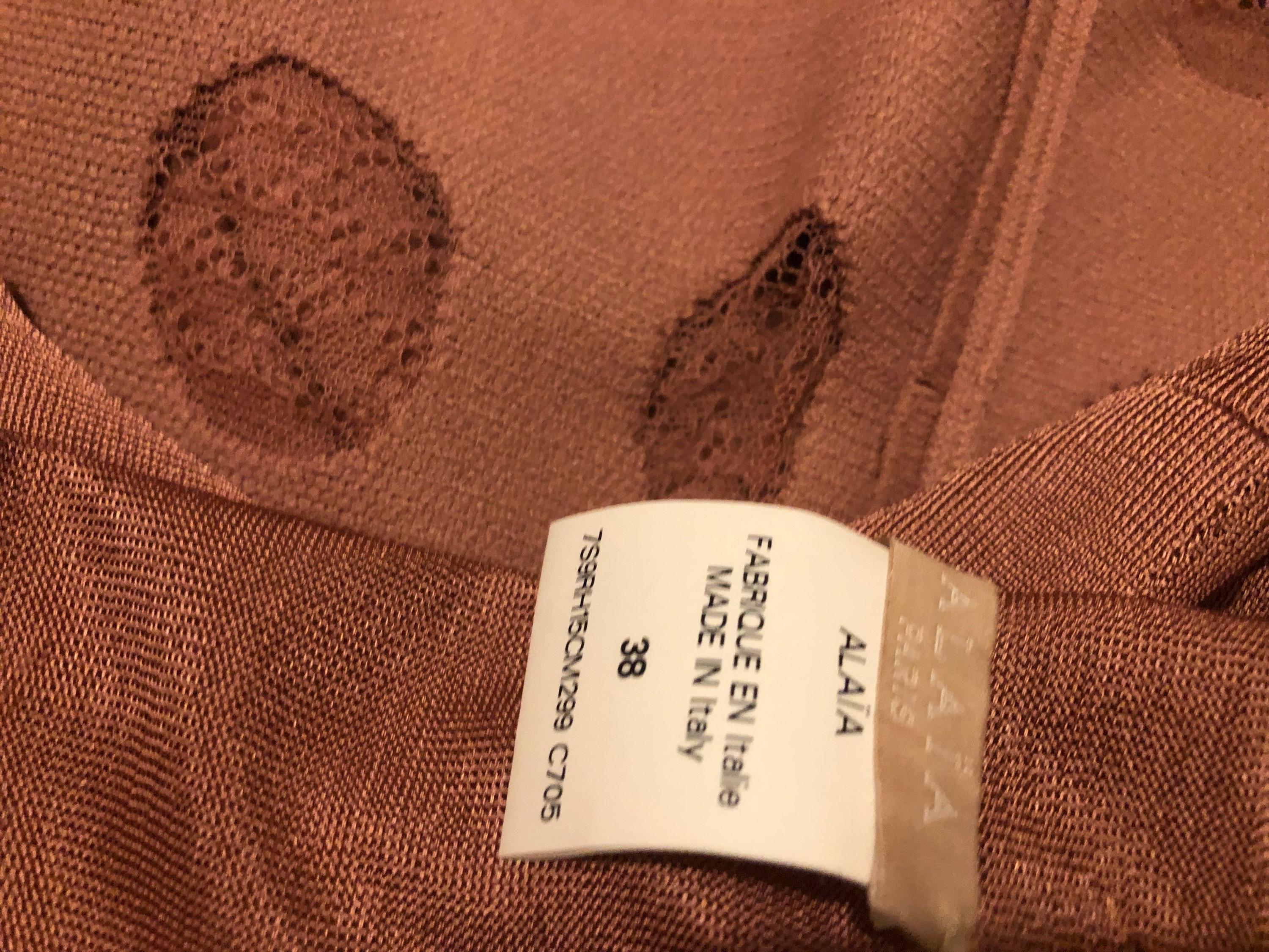 Alaia Pink Skater Dress
