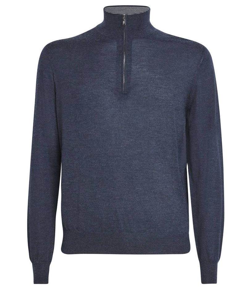 Fioroni Cashmere Cashmere Quarter-Zip Sweater