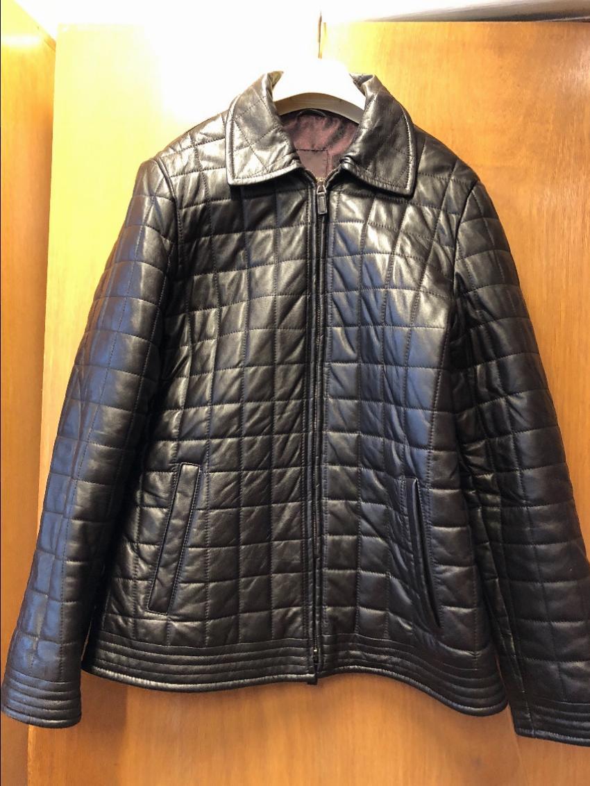 Mulberry Chocolate Brown quilted leather jacket