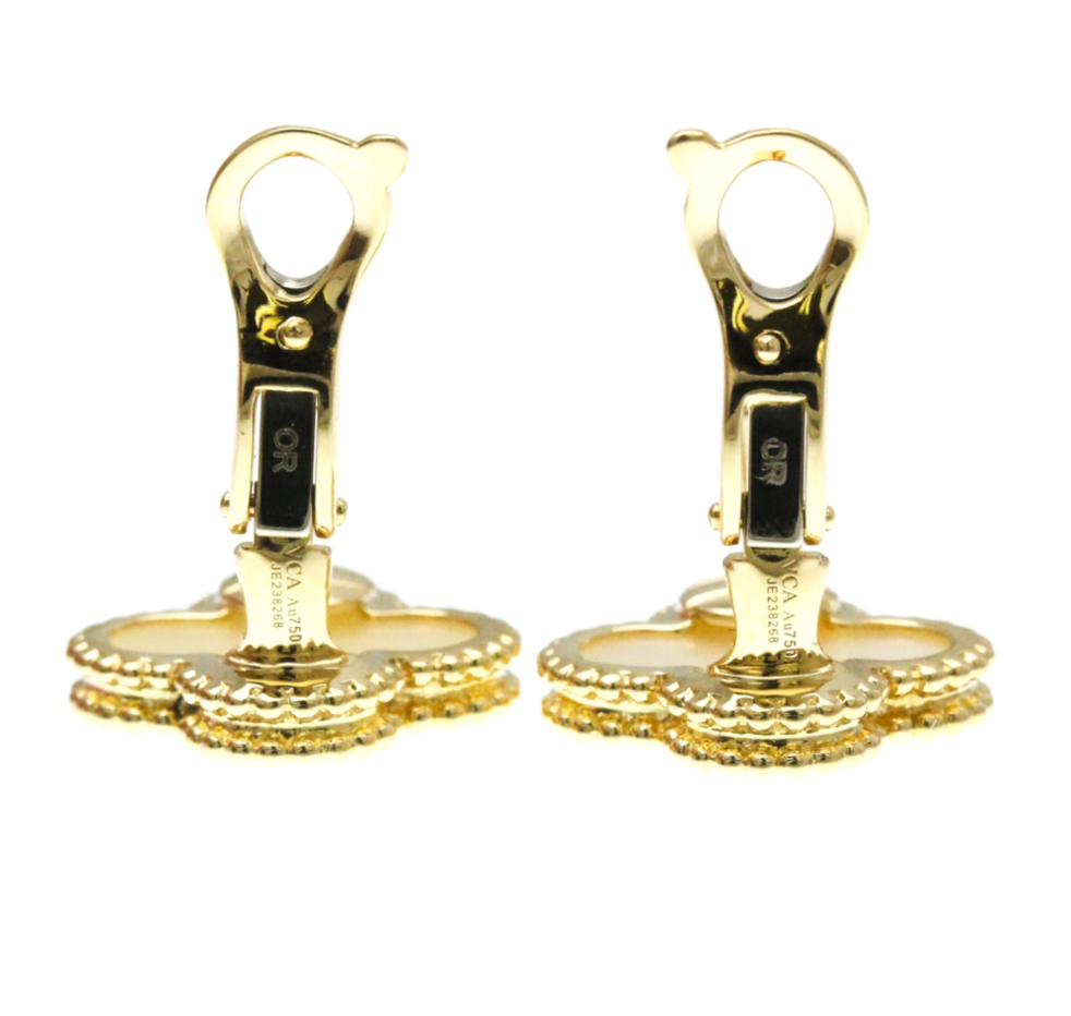 Van Cleef Vintage Alhambra Earrings 15mm x 15mm