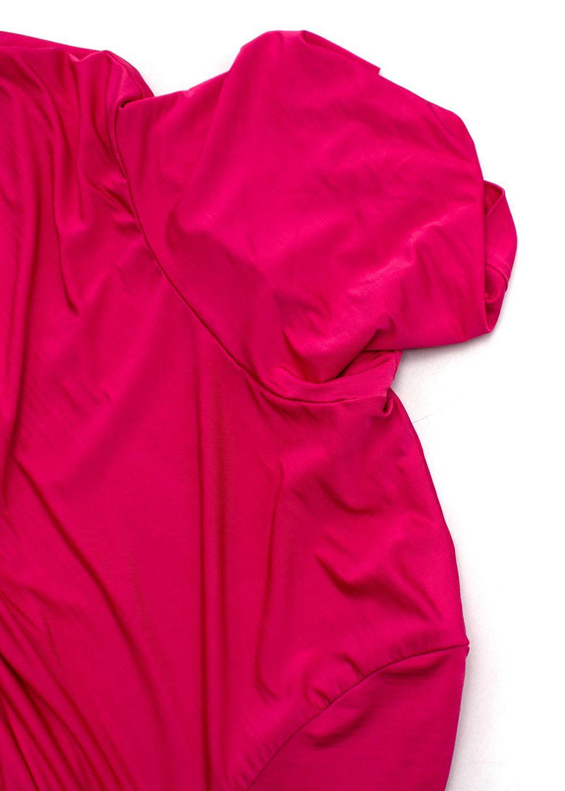 Pink Polo Neck Top