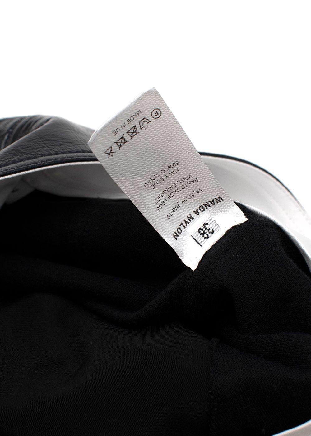 Crinkled Vinyl Pants