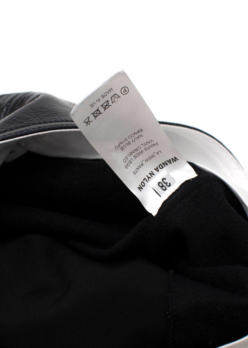 Crinkled Vinyl Pants