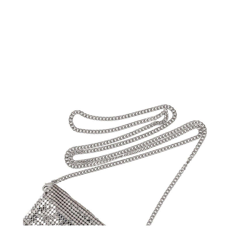 Jimmy Choo Metallic-Effect Mesh Soft Phone Holder 10x17 cms