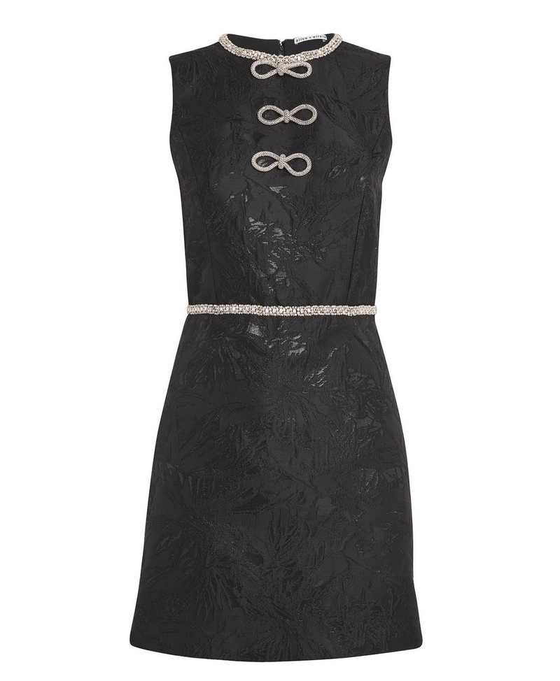 Alice+Olivia Embellished Ellis Mini Dress