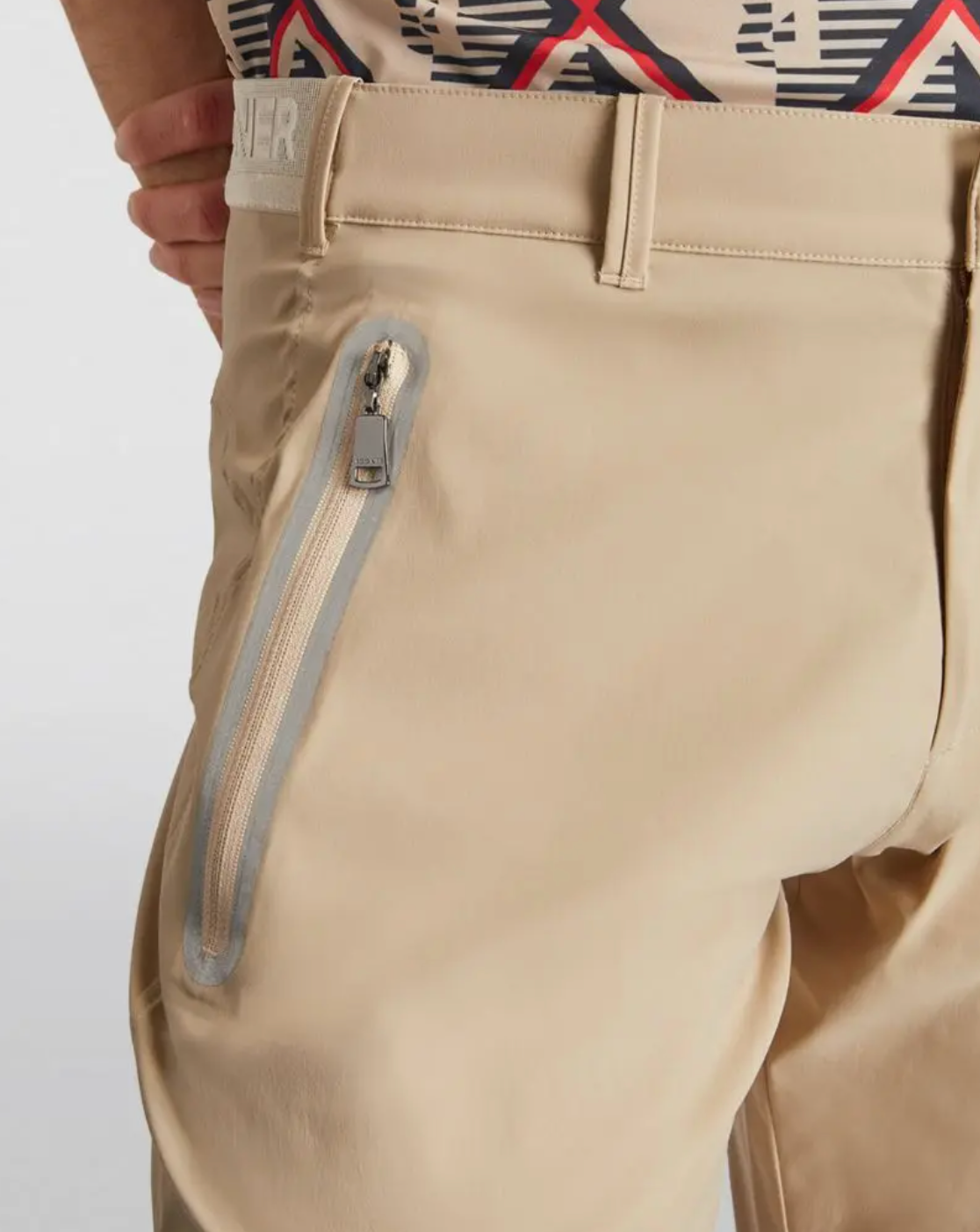 Bogner Beige Straight Shorts