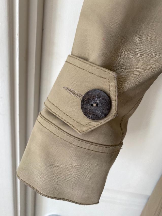 Sharon Wauchob Shearling Lined Cotton Trench Coat