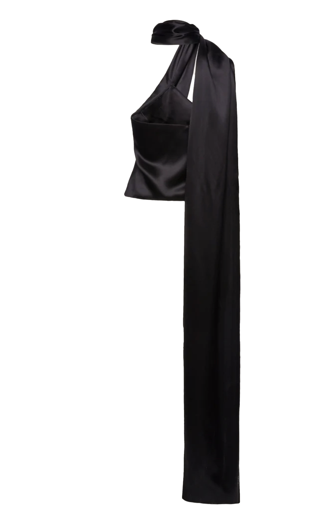 Magda Butrym Silk Wrap Neck Top