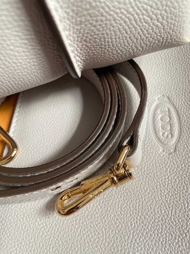 Tod's Grey Mini T Timeless Shopping Bag