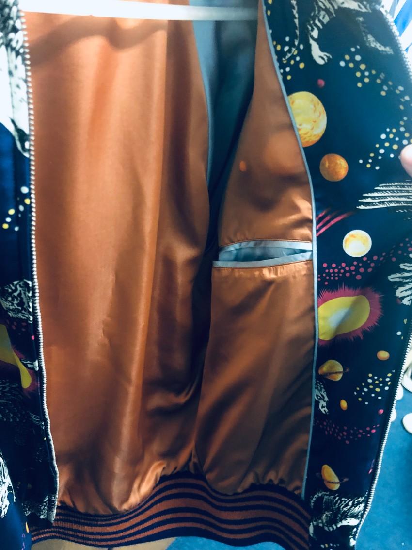 Gucci Space Animals print bomber jacket