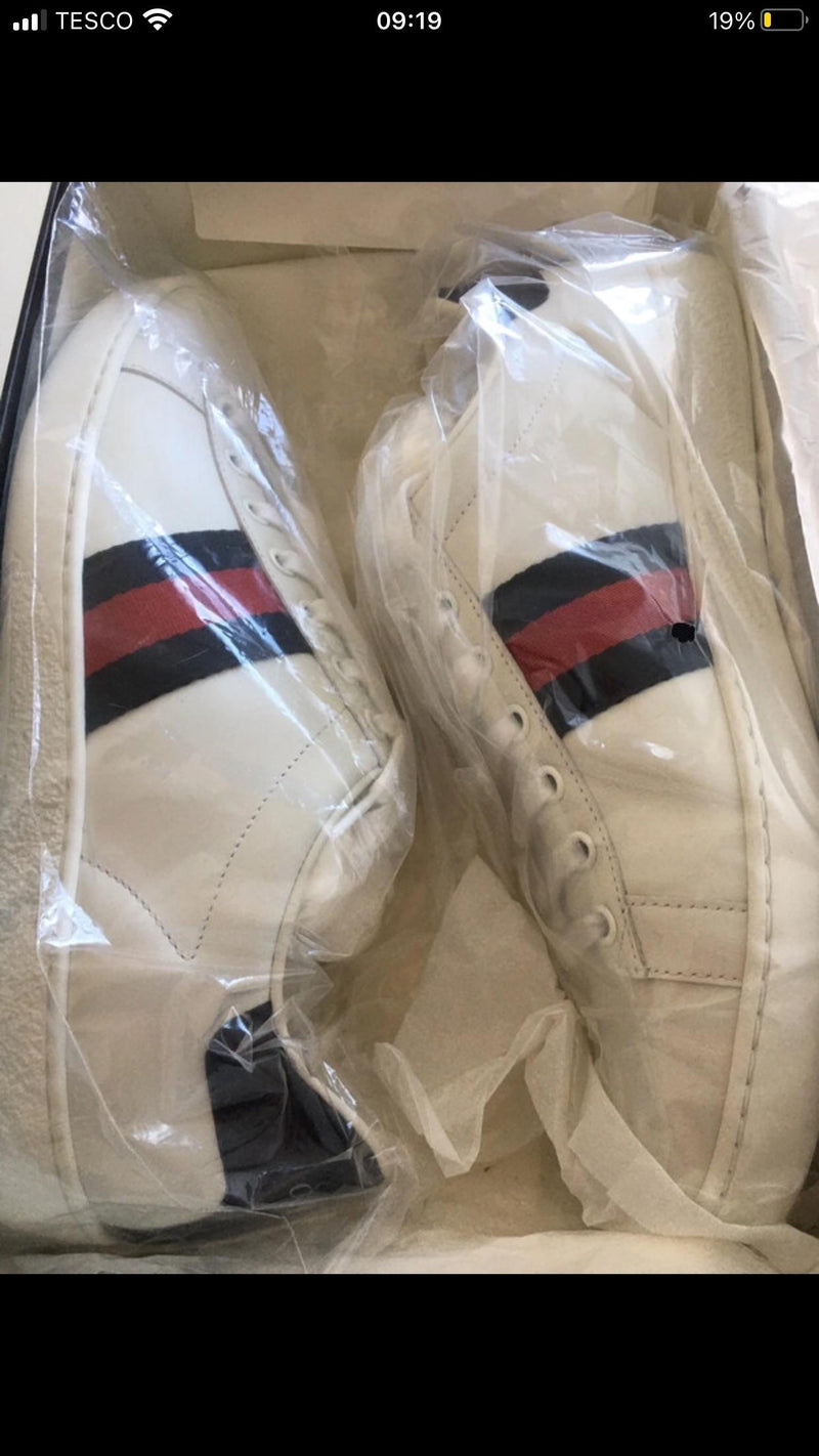 Gucci White Ace Trainers