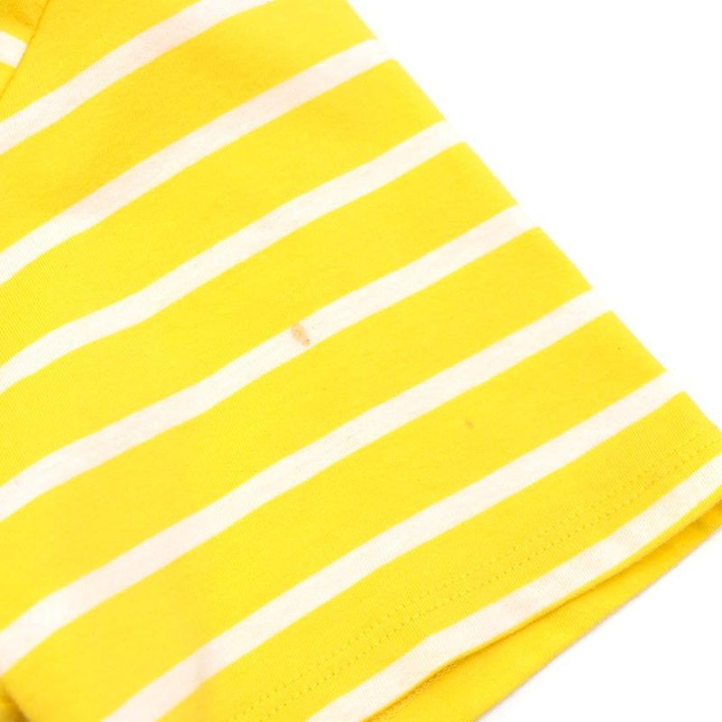 Karl Lagerfeld Yellow Cotton Striped Tshirt