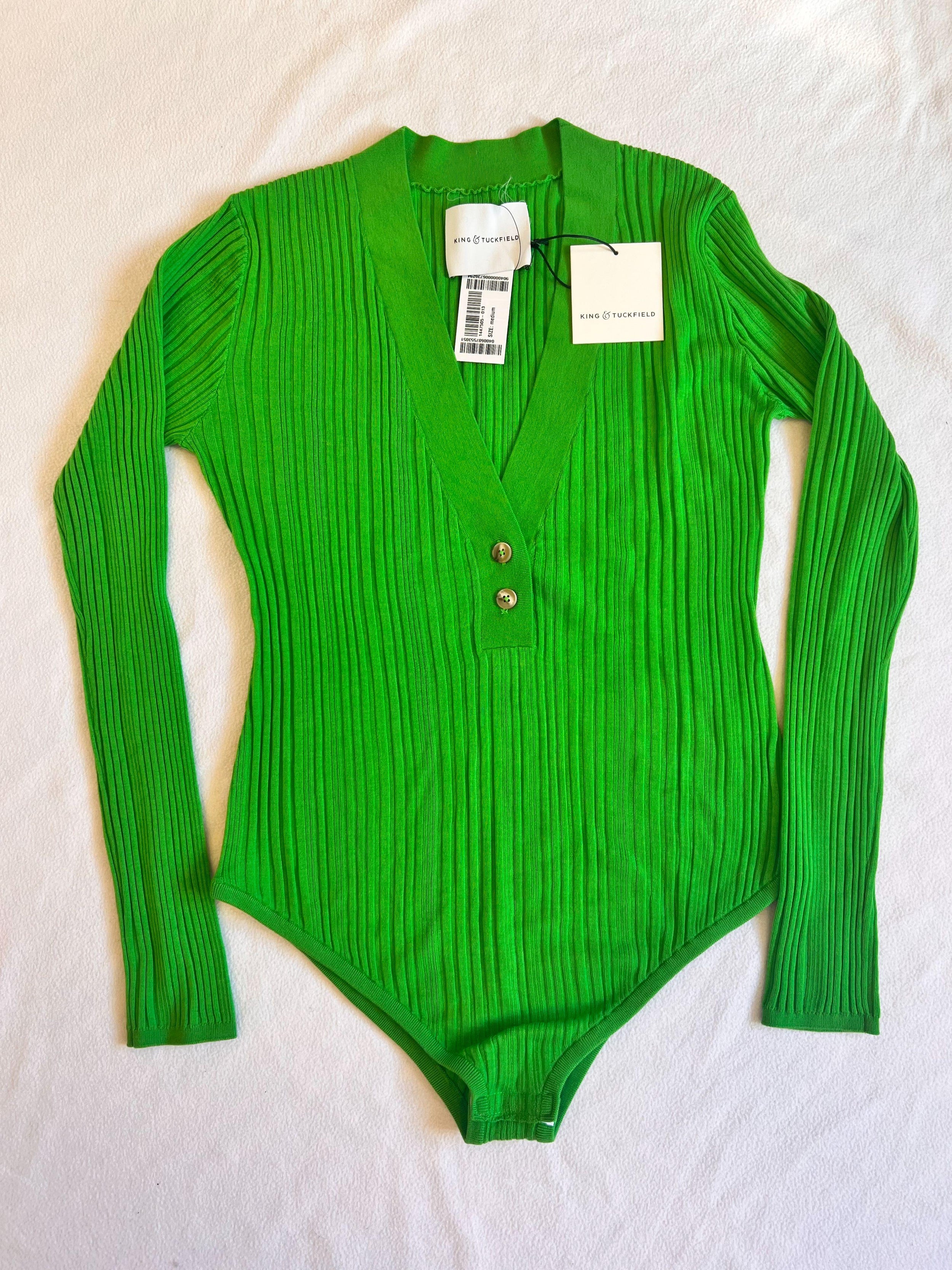 King & Tuckfiled Knit Bodysuit