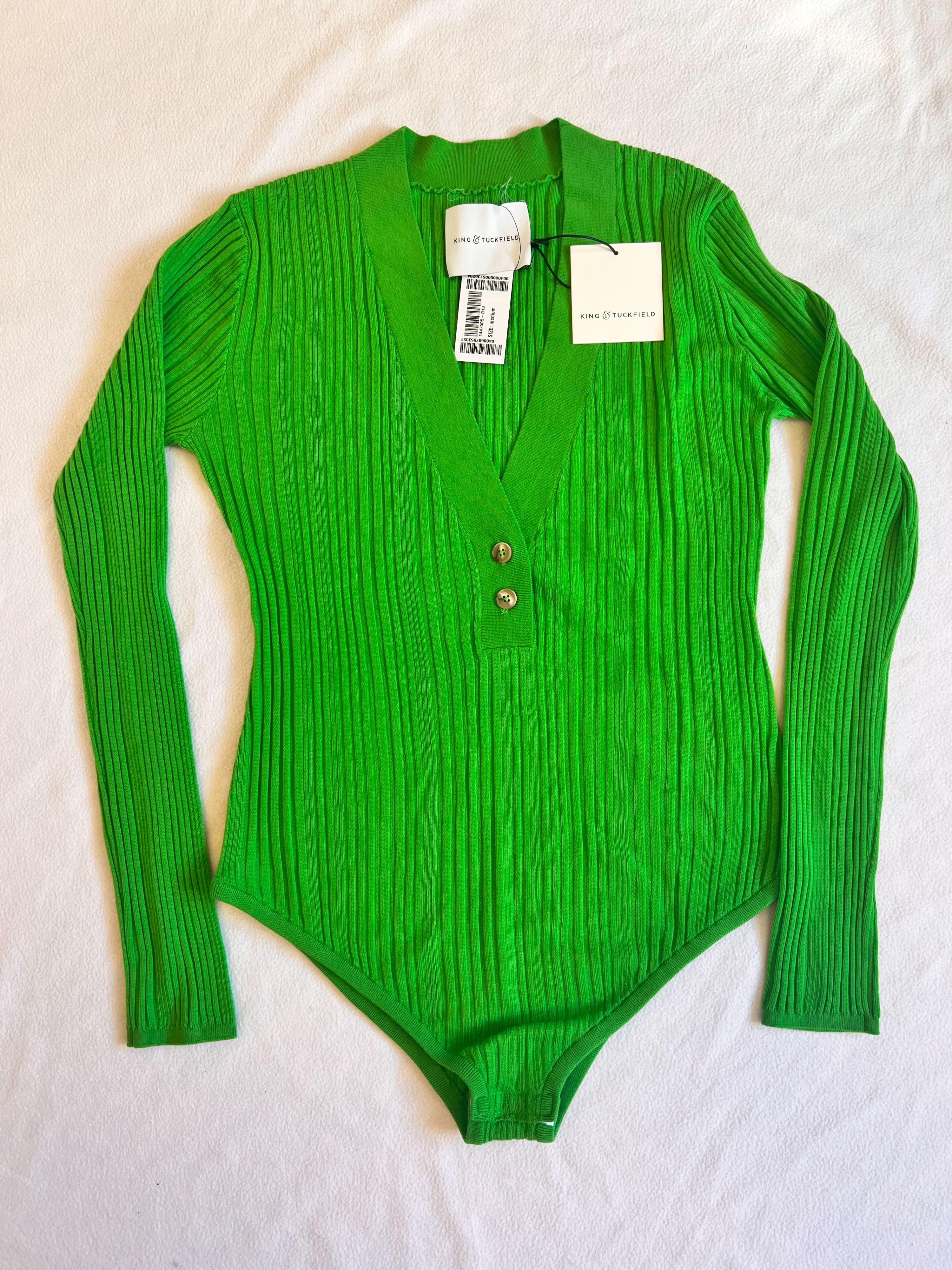 King & Tuckfiled Knit Bodysuit
