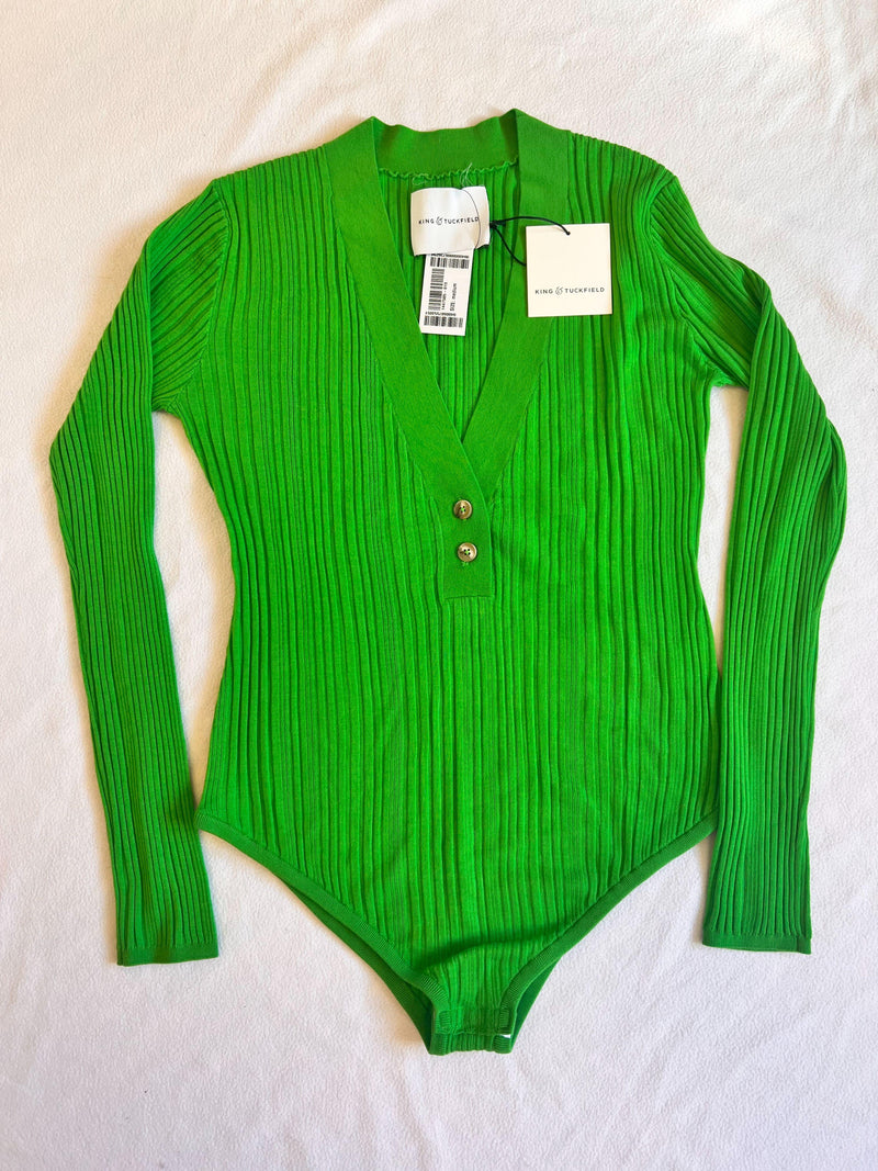 King & Tuckfiled Knit Bodysuit