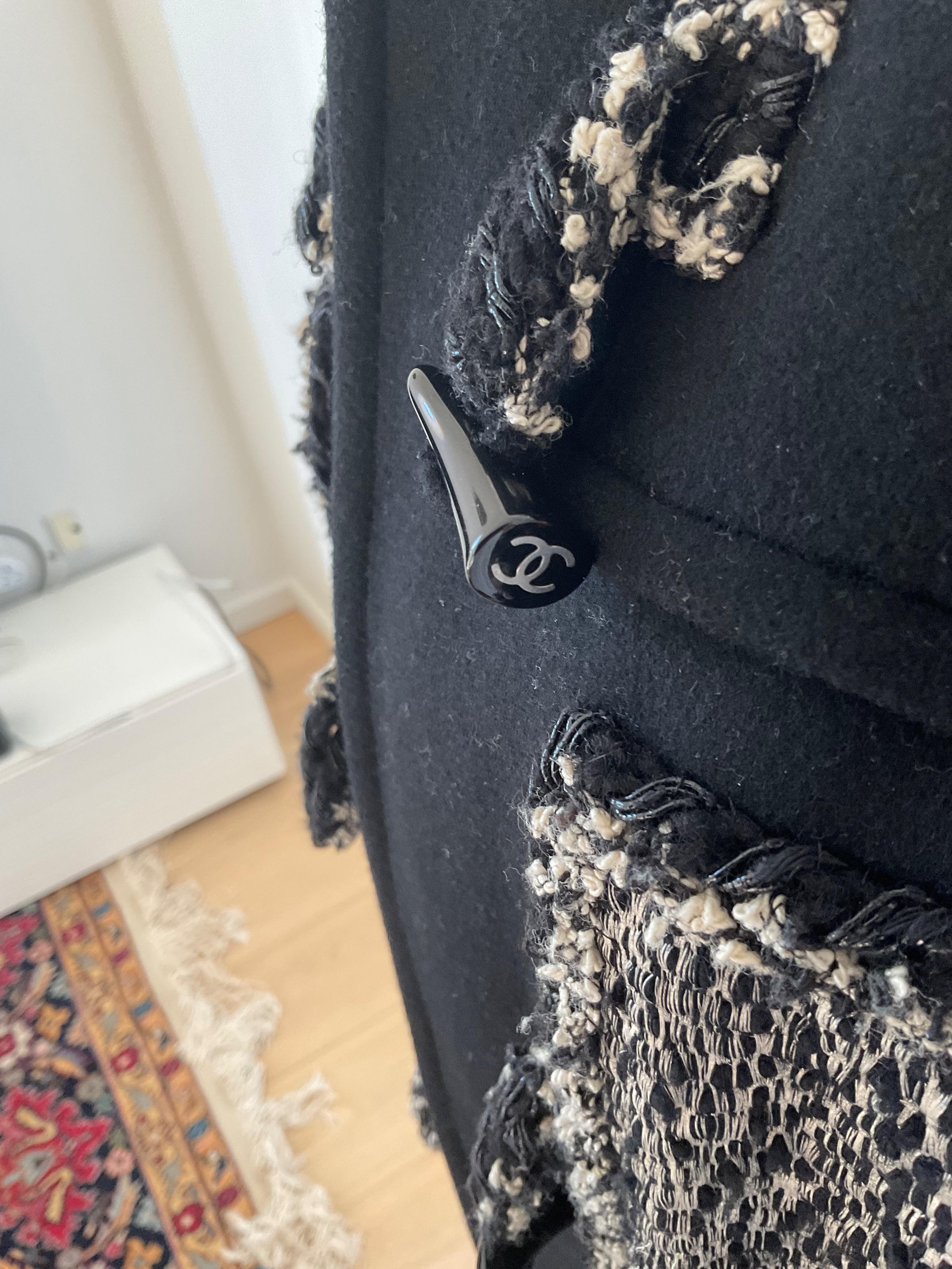 Chanel Tweed Duffle Coat