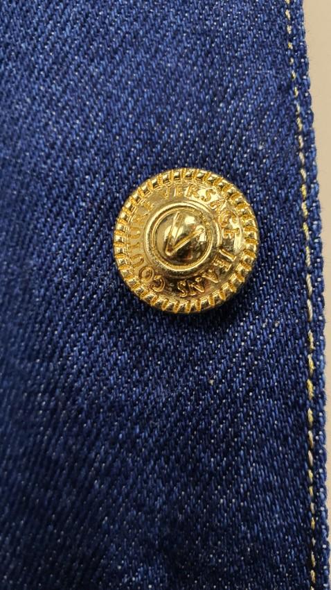 Versace Jeans Couture Gold Tip Denim Jacket