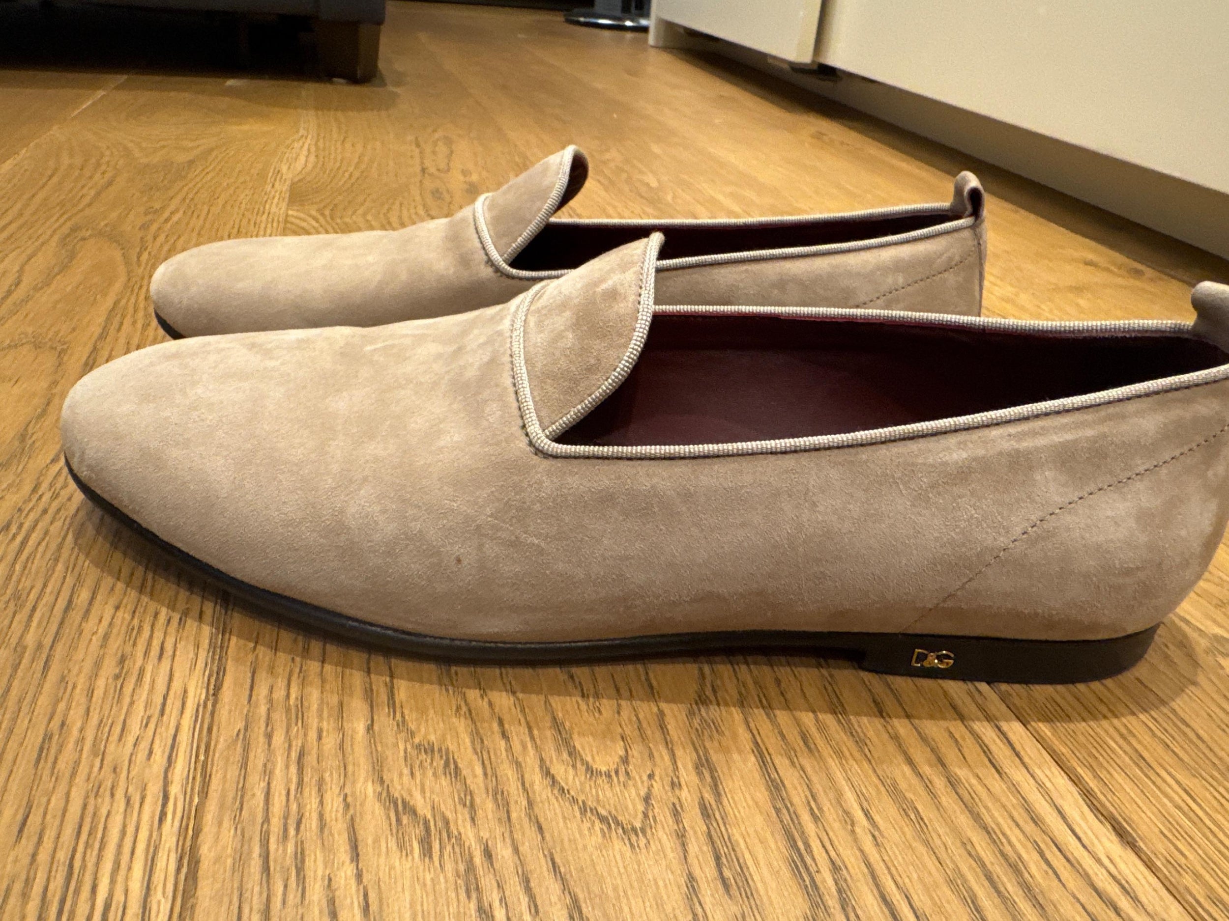 Dolce & Gabbana Suede Milano Slippers