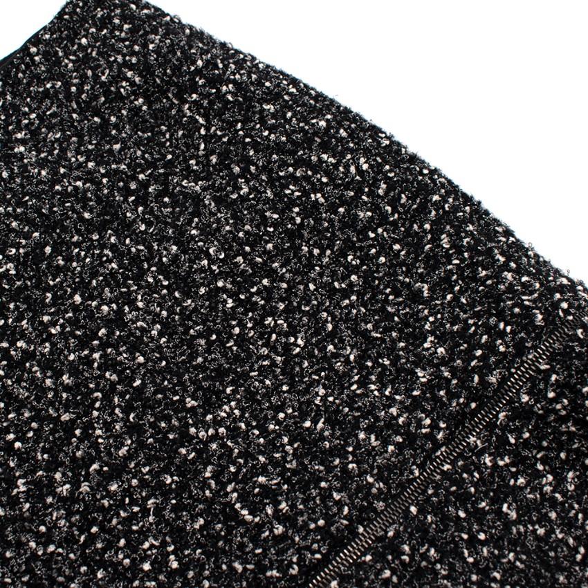 Karl Lagerfeld Boucle Tweed Effect Zip Hem Skirt