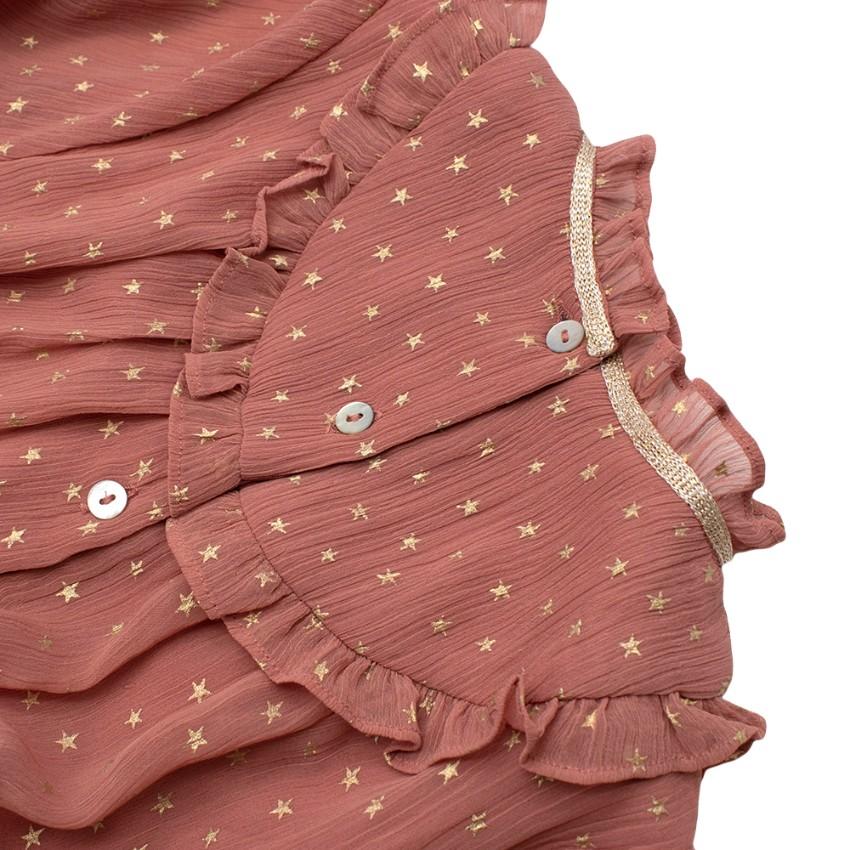 Wild & Gorgeous Pink Star Print Dress