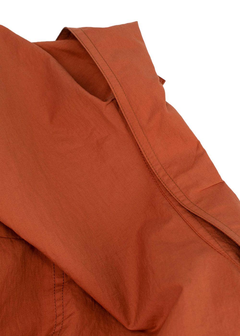 Brunello Cucinelli Burnt Orange Playsuit