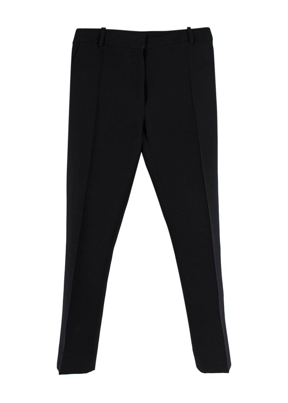 Valentino Black Tailored Cropped Trousers