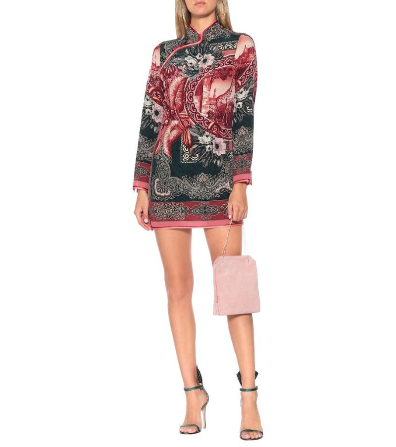 For Restless Sleepers Aura Printed Shirt Dress