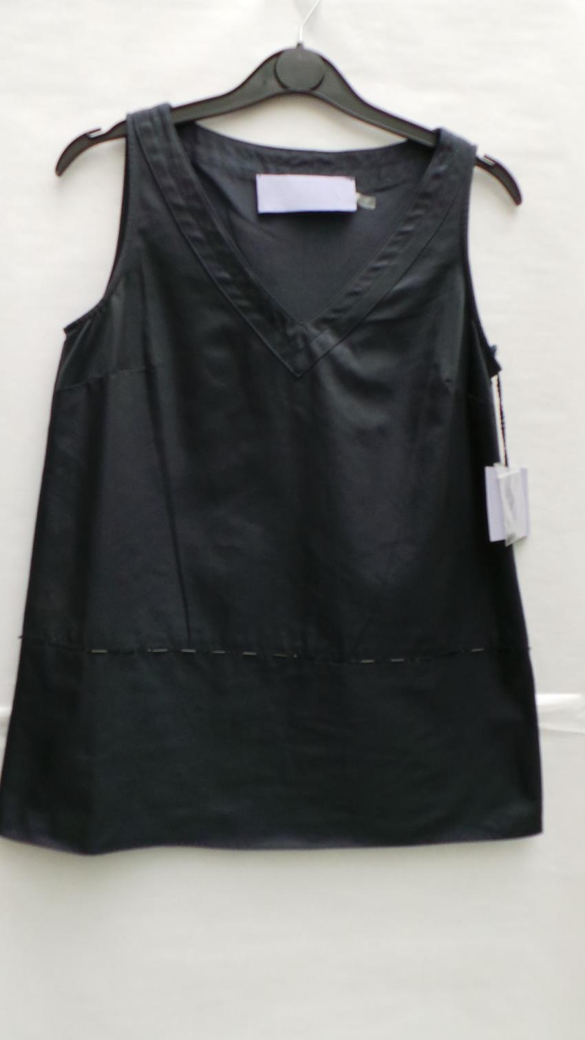 Vera Wang Lavender Label Navy Top