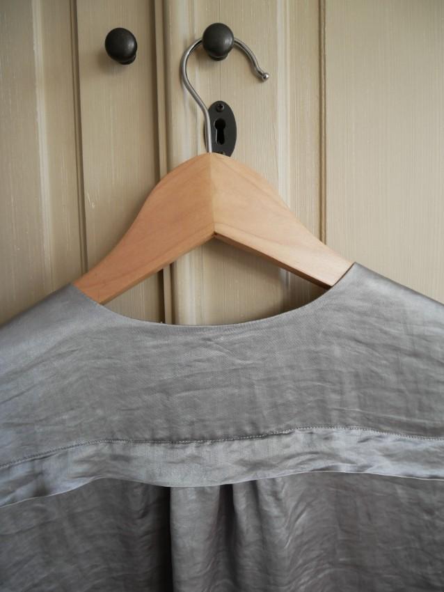 Theory Silver Deno Blouse